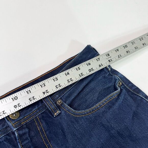 J Crew Jeans Sutton Mens 34x32 Straight Dark Wash Denim Signature Flex - Picture 7 of 8